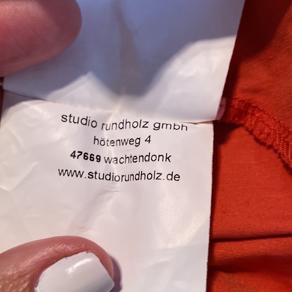 Rundholz Black Label, Orange Printed Shift Top/Mini, NWT - Picture 14 of 16